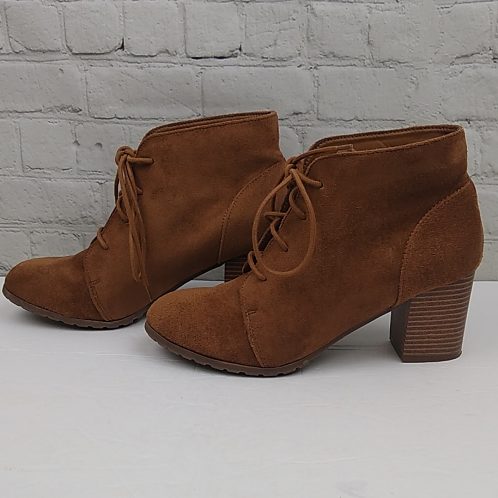 Madden Girl Torch Tan Ankle Boots  Booties 9M